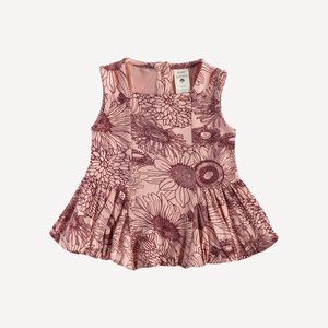 Kate Quinn Pink Floral Kids Blouse